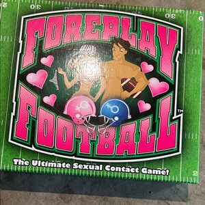 Foreplay Football Board Game - Green and Pink